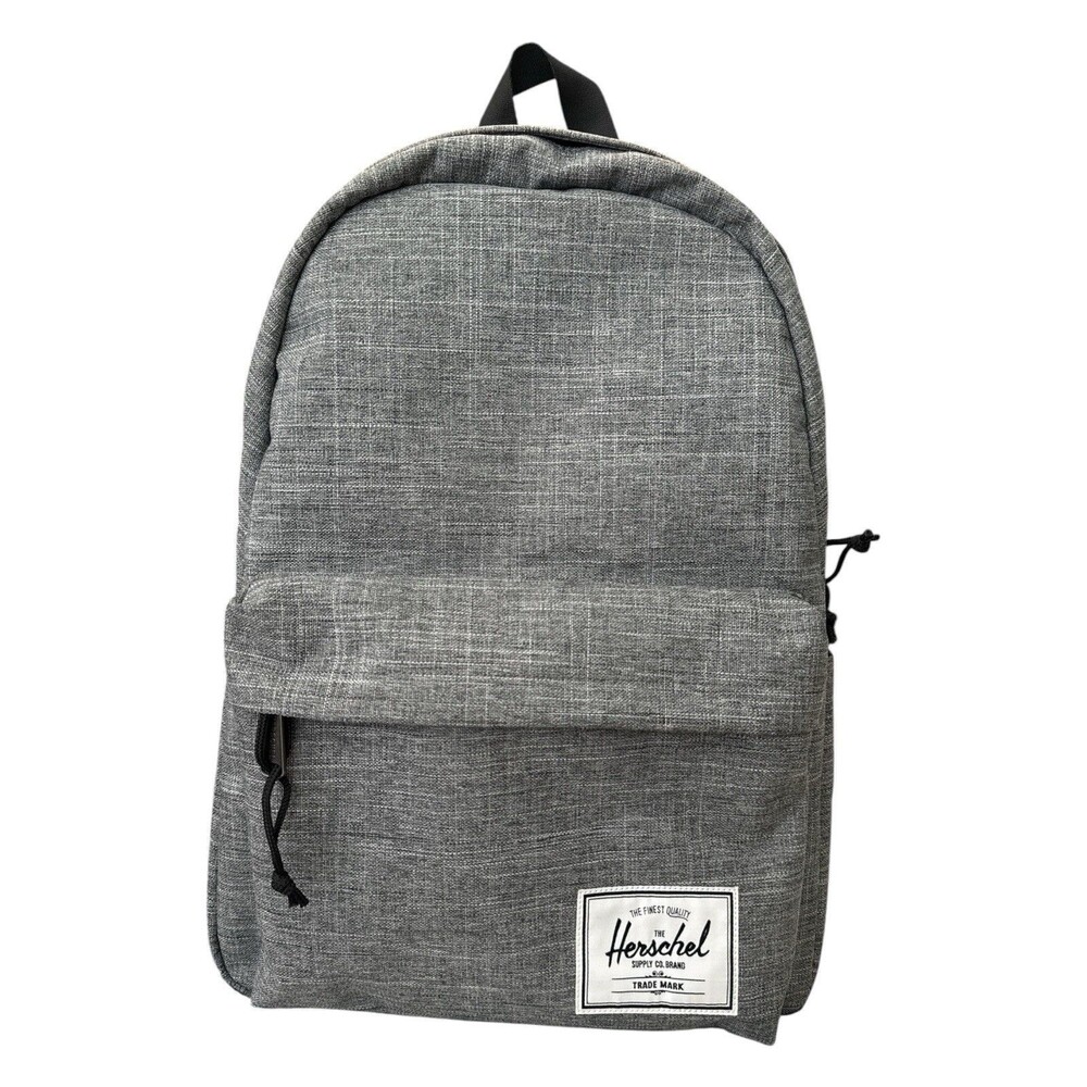 Herschel Classic XL Backpack Raven Crosshatch Gray Laptop School Travel Bag